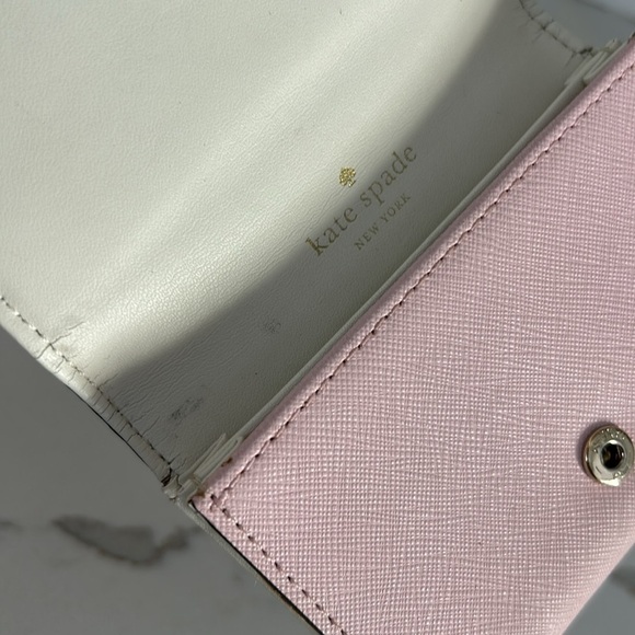 Kate Spade Mikas Pond Christine Light Pink Small Wallet Card Hokder - Picture 6 of 14